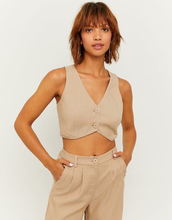 WOMEN WOVEN VEST HH L