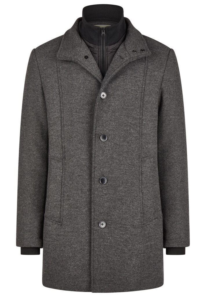 Twill Wollmantel
