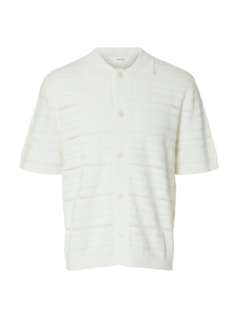 SLHPALLE SS KNIT POLO CARDIGAN