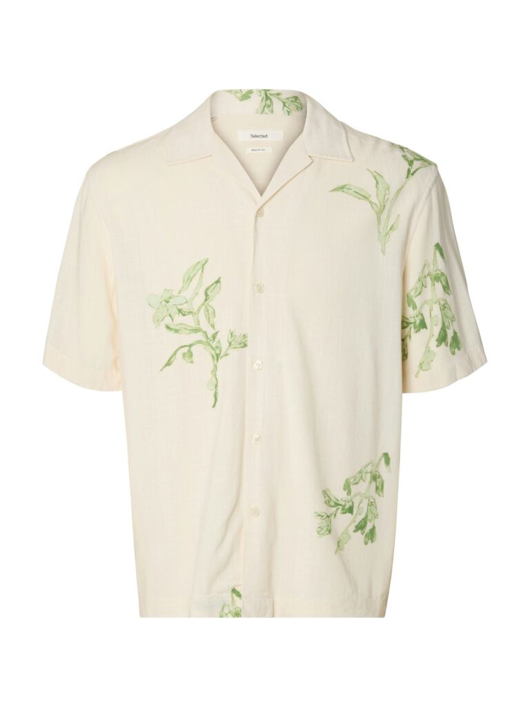 SLHREGTERRY AOP SS SHIRT