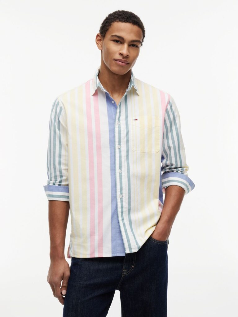 TJM OXFORD FUN STRIPE SHIRT EXT