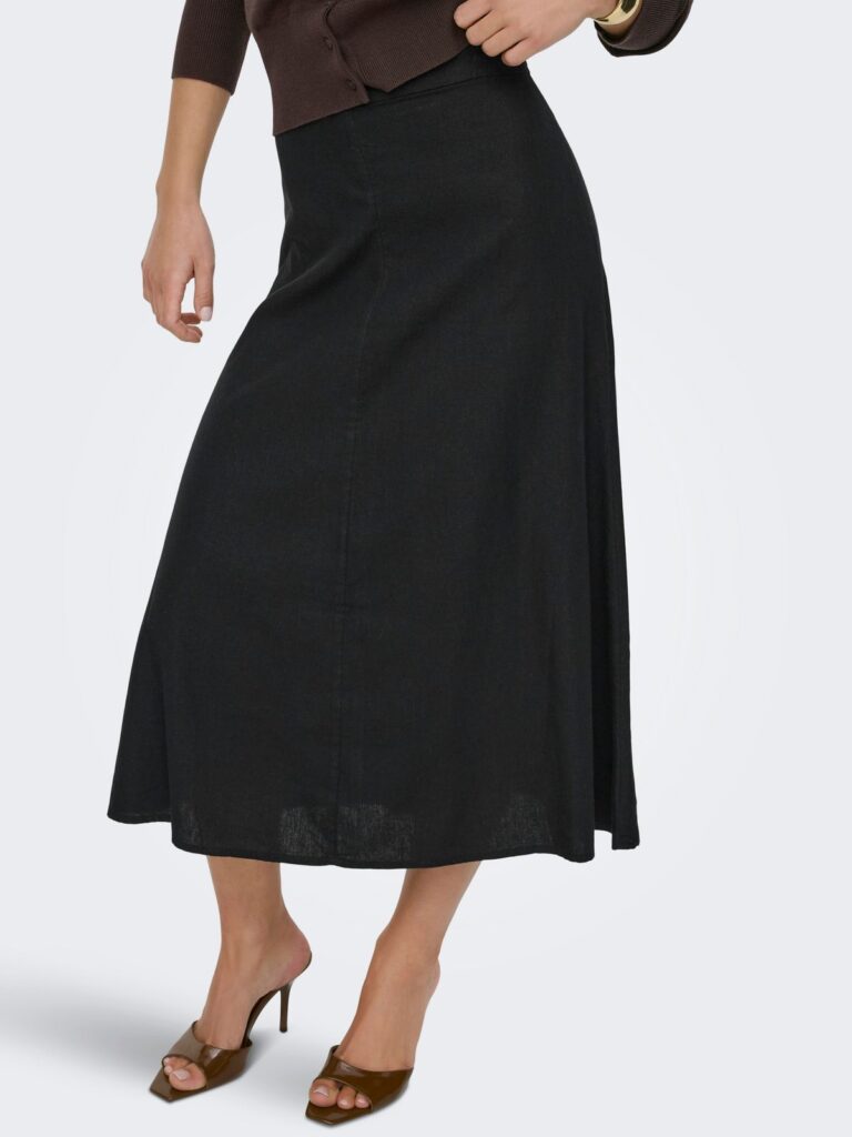 ONLGOA HW LINEN BL LONG SKIRT CC PNT