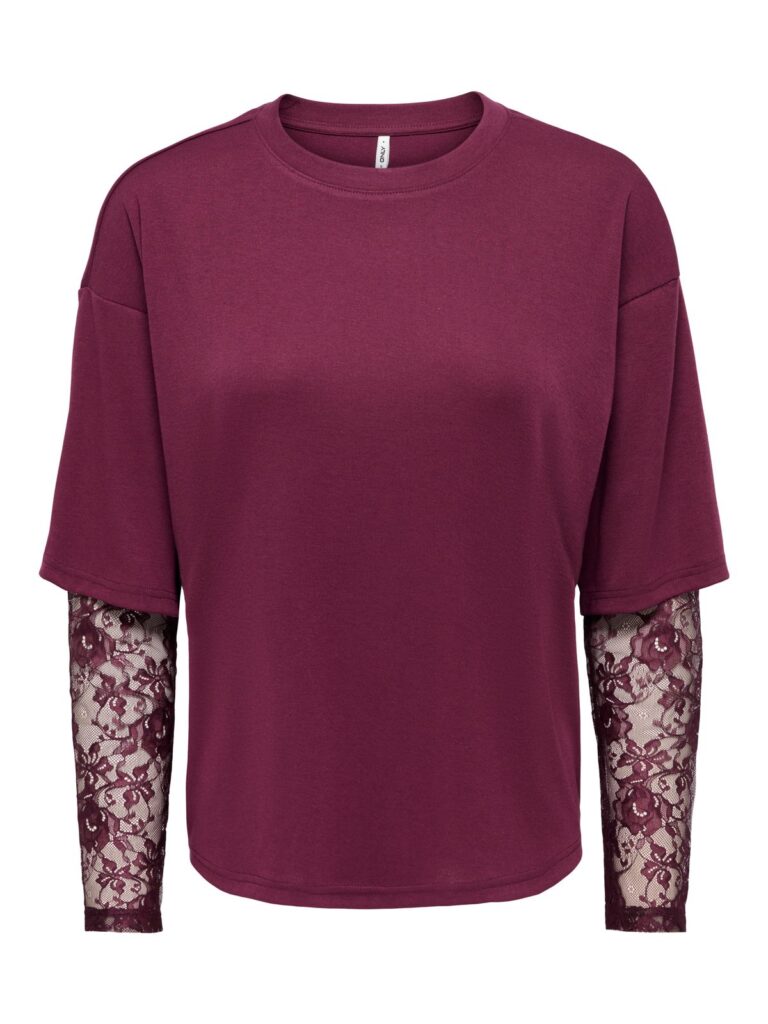 ONLTAHLIA L/S LACE TOP JRS