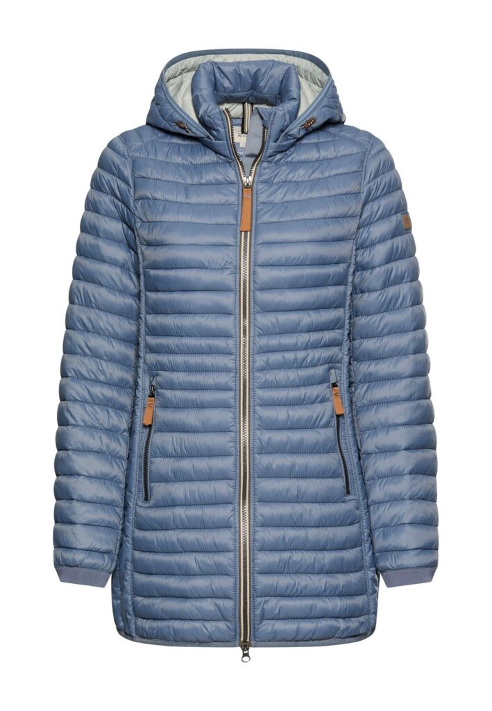 Wasserabweisende Steppjacke mit Reißverschlusstaschen