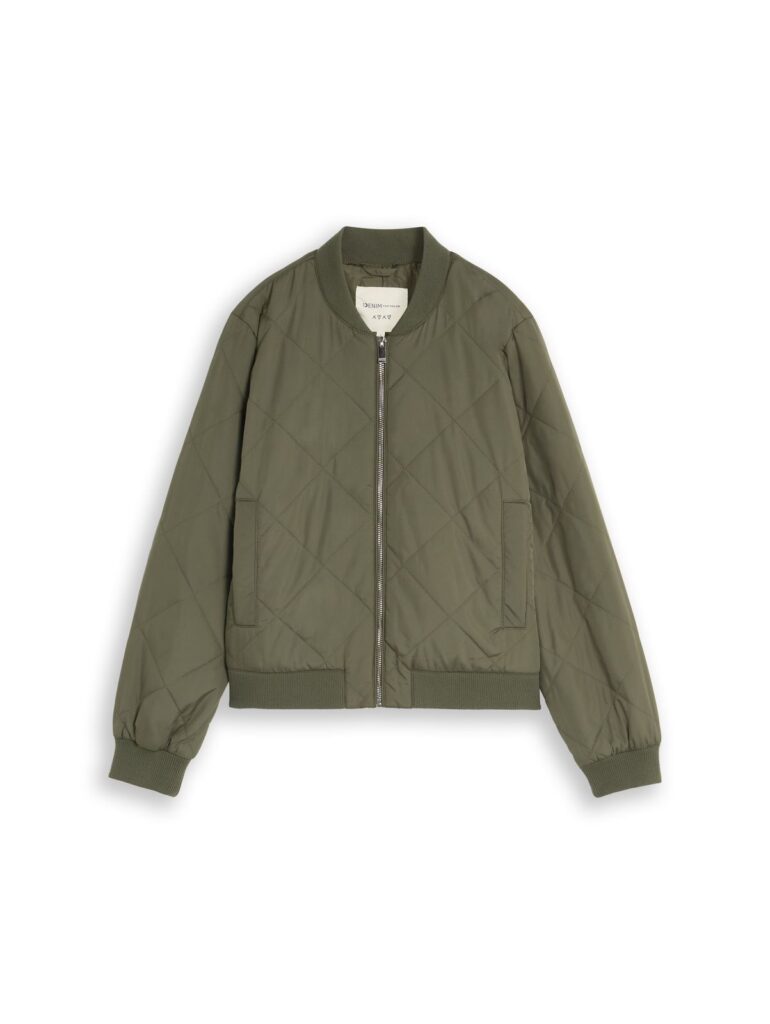 Steppjacke mit Bomberkragen