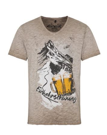 Shirt Einkehrschwung hellbraun