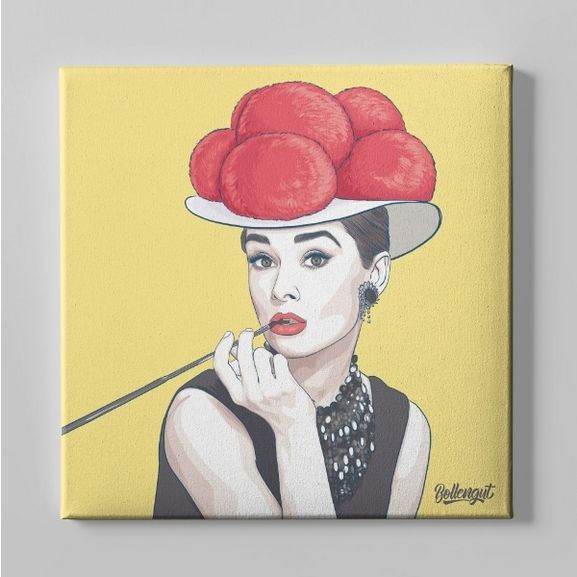 Bild 40x40 Audrey gelb