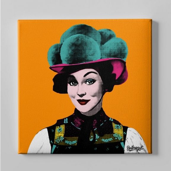 Bild 40x40 Anna orange