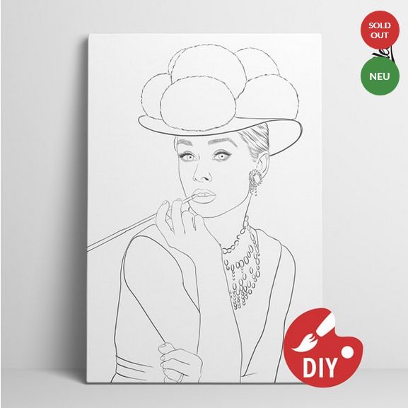 Bild 40x60 DIY Audrey