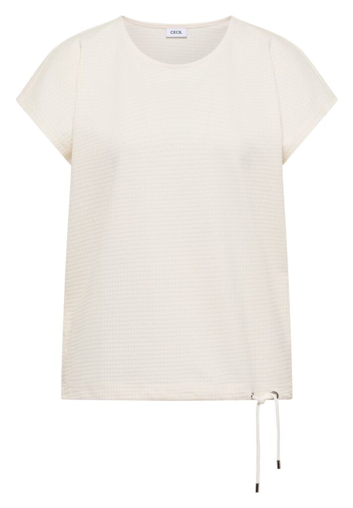 T-Shirt mit Waffel-Struktur