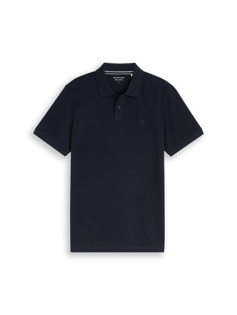 Piqué Poloshirt mit Logo-Stickerei