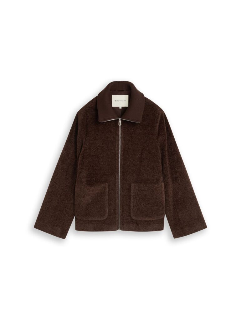 Cosy Jacke mit Taschen
