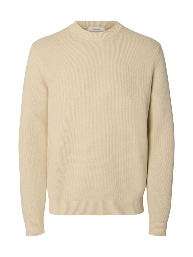 Strickpullover SLMDANE LS KNIT REG STRUC CREW NECK NOOS