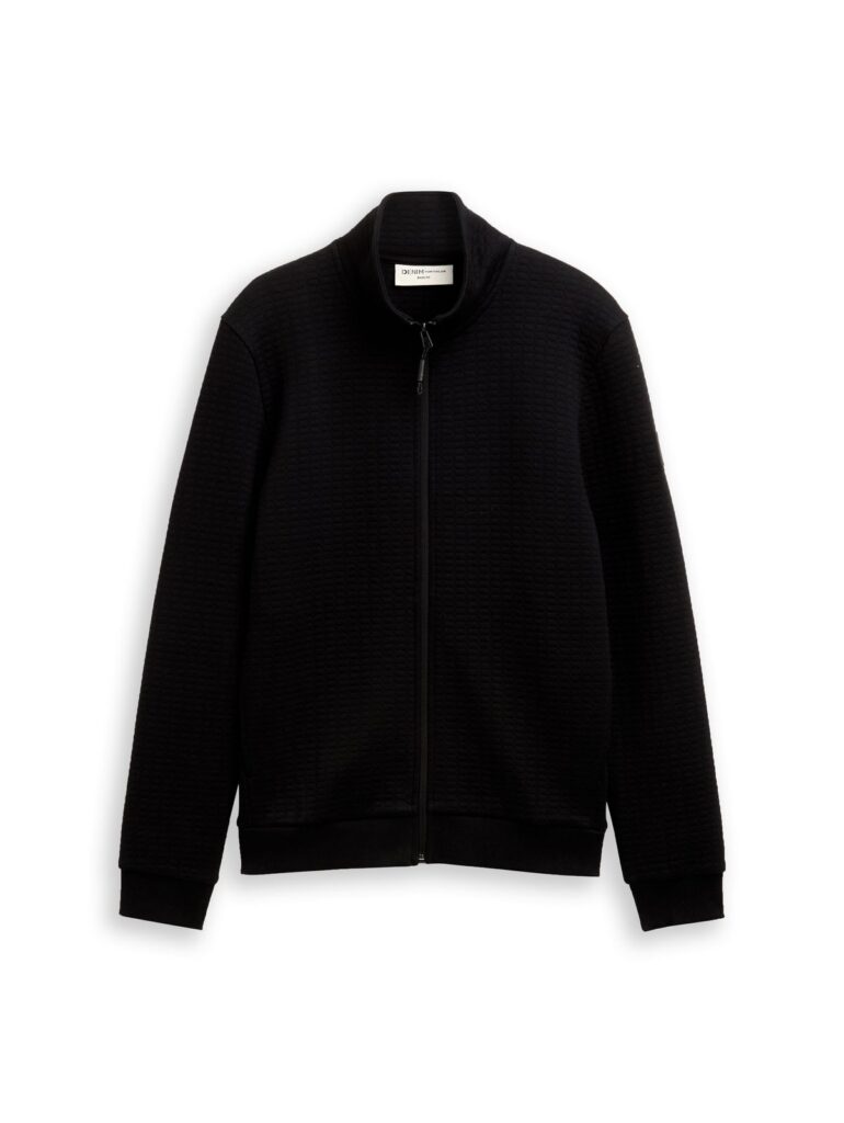 Sweatjacke mit Stehkragen