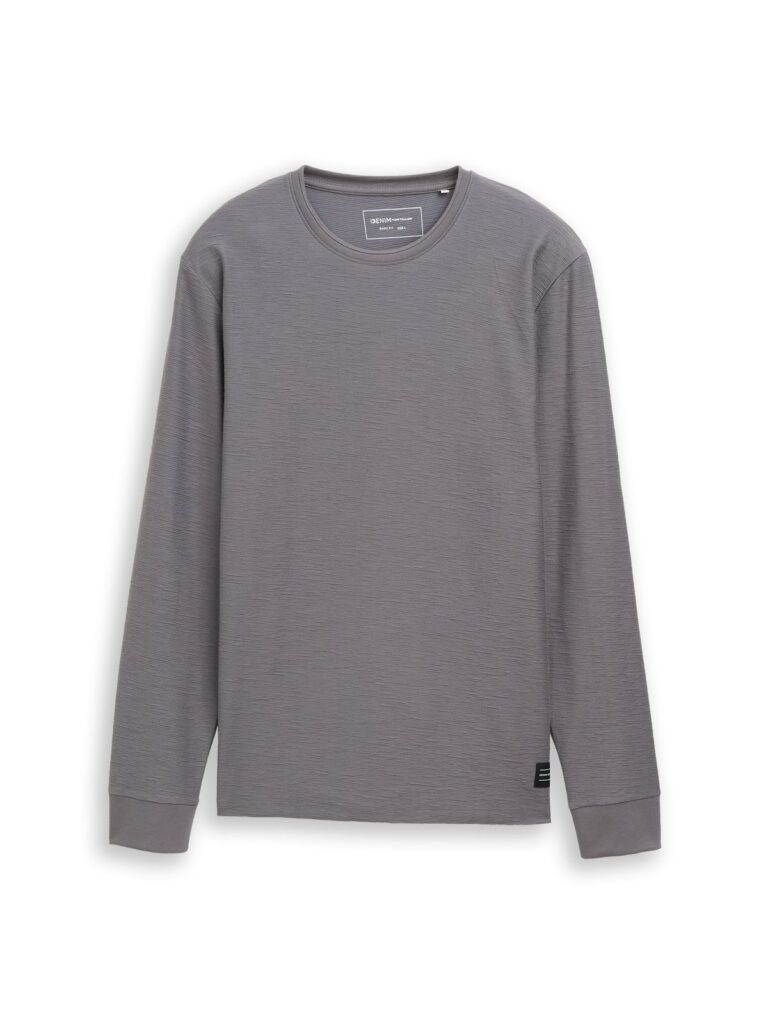 Langarmshirt mit Logo-Badge